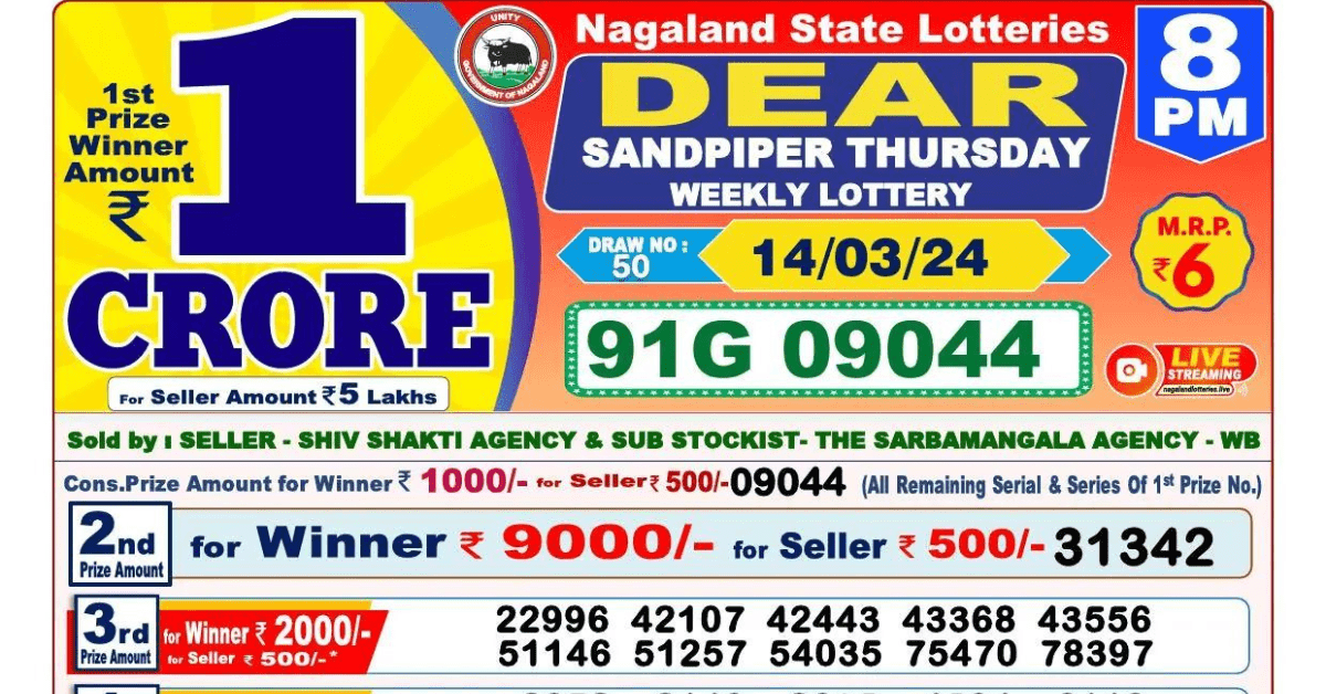 nagaland lottery result today