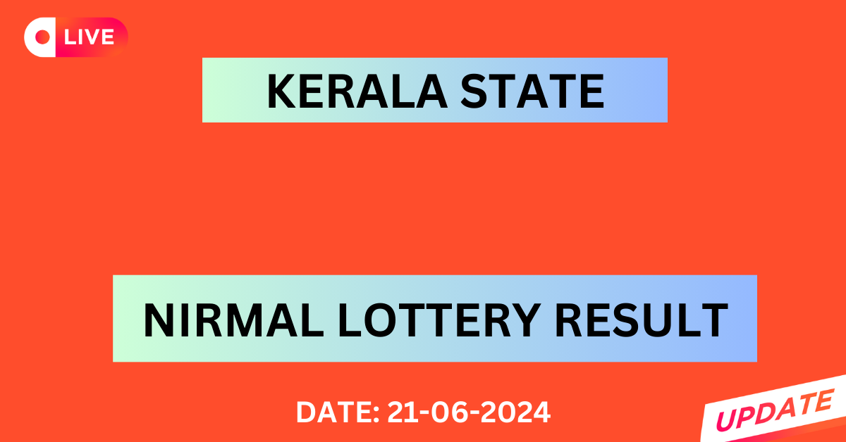 KERALA STATE NIRMAL LOTTERY RESULT